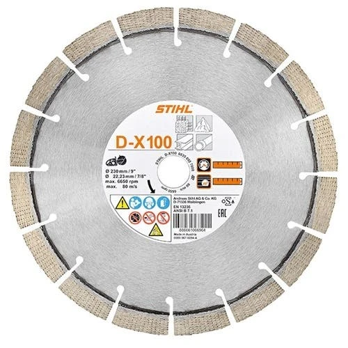 Stihl 9" D-X100 Premium Diamond Wheel 0835 092 2000 3 Stihl 9" D-X100 Premium Diamond Wheel 0835 092 2000